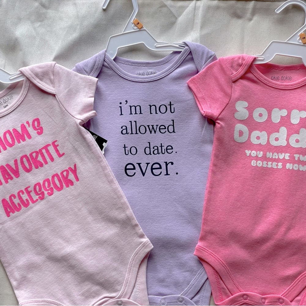 Ok!e Dokie Baby Girl Body Suit Bundle
